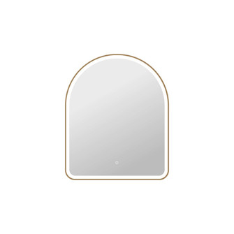 42 Inch Arch LED Front and Backlit Wall Mirror in Satin Gold (758|MRE6D3342SG)