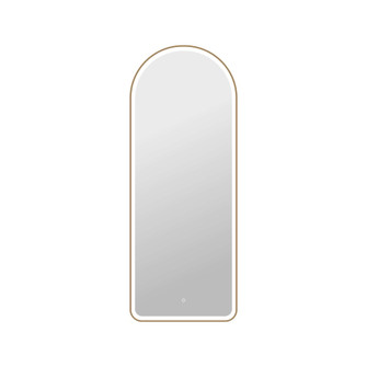 72 Inch Arch LED Front and Backlit Wall Mirror in Satin Gold (758|MRE6D2872SG)