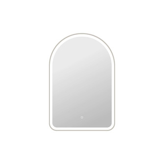 40 Inch Arch LED Front and Backlit Wall Mirror in Silver (758|MRE6D2740SL)