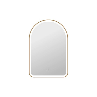 40 Inch Arch LED Front and Backlit Wall Mirror in Satin Gold (758|MRE6D2740SG)