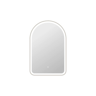 36 Inch Arch LED Front and Backlit Wall Mirror in Silver (758|MRE6D2436SL)