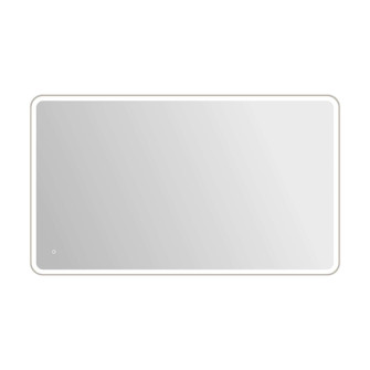 72 Rectangle LED Front and Backlit Wall Mirror in Silver (758|MRE6A4272SL)