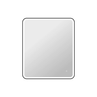 42 Rectangle LED Front and Backlit Wall Mirror in Black (758|MRE6A3642BK)