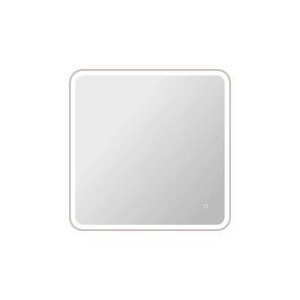 36 Square LED Front and Backlit Wall Mirror in Silver (758|MRE6A3636SL)