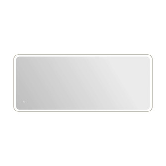 72 Inch Rectangle LED Front and Backlit Wall Mirror in Silver (758|MRE6A3072SL)
