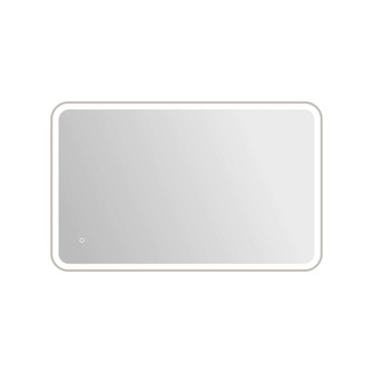 48 Inch Rectangle LED Front and Backlit Wall Mirror in Silver (758|MRE6A3048SL)