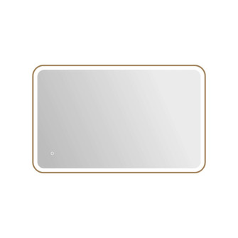 48 Inch Rectangle LED Front and Backlit Wall Mirror in Satin Gold (758|MRE6A3048SG)