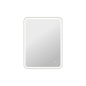 40 Inch Rectangle LED Front and Backlit Wall Mirror in Silver (758|MRE6A3040SL)