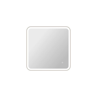 30 Inch Square LED Front and Backlit Wall Mirror in Silver (758|MRE6A3030SL)