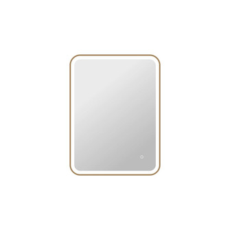36 Inch Rectangle LED Front and Backlit Wall Mirror in Satin Gold (758|MRE6A2736SG)