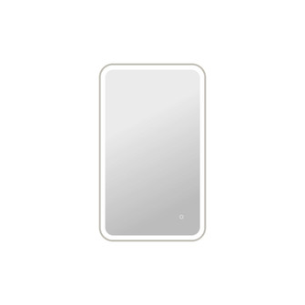 40 Inch Rectangle LED Front and Backlit Wall Mirror in Silver (758|MRE6A2440SL)