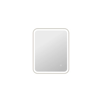 30 Inch Rectangle LED Front and Backlit Wall Mirror in Silver (758|MRE6A2430SL)
