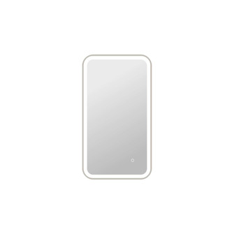 36 Inch Rectangle LED Front and Backlit Wall Mirror in Silver (758|MRE6A2036SL)