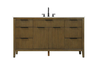60 inch Single Bathroom Vanity in Hazel Oak (758|VF29860HO)