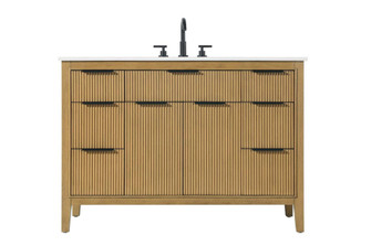 48 inch Single Bathroom Vanity in Honey Teak (758|VF29848HT)