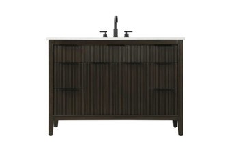 48 inch Single Bathroom Vanity in Chocolate Oak (758|VF29848CO)