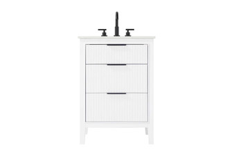 24 inch Single Bathroom Vanity in White (758|VF29824WH)