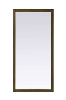 Noah Rectangle Wood Mirror 72 x 36 in Hazel Oak (758|VM37236HO)