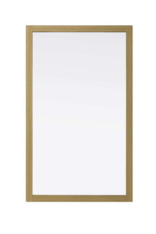 Noah Rectangle Wood Mirror 60 x 36 in Honey Brown (758|VM36036MHB)