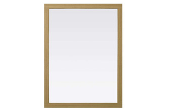 Noah Rectangle Wood Mirror 48 x 36 in Honey Brown (758|VM34836MHB)
