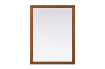 Noah Rectangle Wood Mirror 48 x 36 in Brandy Walnut (758|VM34836BW)