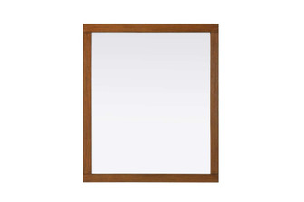 Noah Rectangle Wood Mirror 42 x 36 in Brandy Walnut (758|VM34236BW)