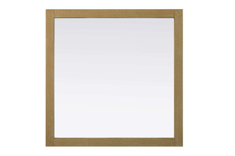 Noah Square Wood Mirror 36 x 36 in Linen Oak (758|VM33636LO)