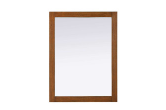 Noah Rectangle Wood Mirror 27 x 36 in Brandy Walnut (758|VM32736BW)