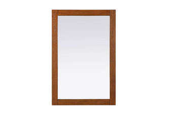 Noah Rectangle Wood Mirror 24 x 36 in Brandy Walnut (758|VM32436BW)
