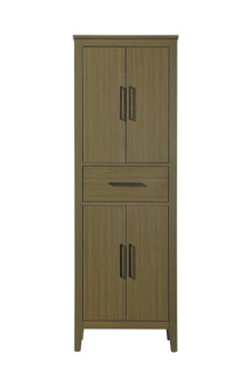 24 Inch Bath Storage Cabinet in Chestnut Brown (758|SC293A24MCB)