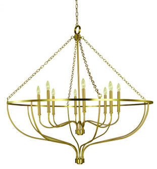 8-Light Matte Black West Town Foyer Chandelier (84|5688 MBLACK)