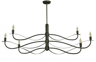 6-Light Iron Telluride Dining Chandelier (84|5726 IRON)