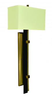 2-Light Antique Brass/Matte Black Sconce (84|5672 AB/MBLACK)