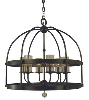 6-Light Mahogany Bronze Compass Chandelier (84|4526 MB)