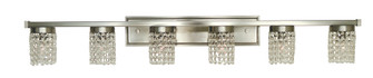 6-Light Brushed Nickel Gemini Sconce (84|4746 BN)