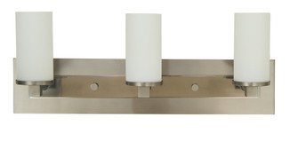 3-Light Satin Pewter/Polished Nickel Mercer Sconce (84|4733 SP/PN)