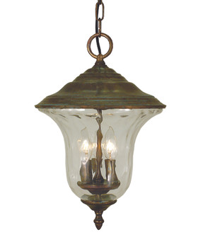 3-Light Raw Copper Hartford Exterior Ceiling Mount (84|1228 RC)