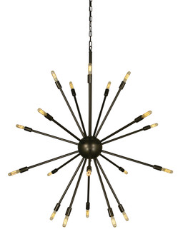 24-Light Antique Brass Simone Chandelier (84|4398 AB)