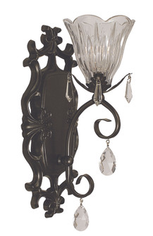 1-Light Matte Black Liebestraum Sconce (84|2961 MBLACK)