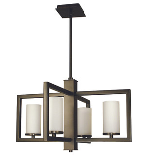 4-Light Matte Black Theorem Dining Chandelier (84|1195 MBLACK)