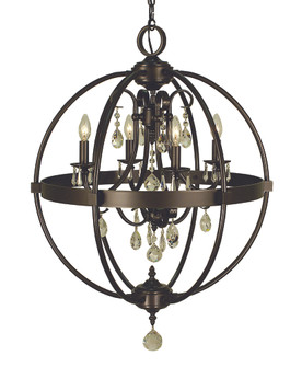 4-Light Matte Black Compass Dining Chandelier (84|1064 MBLACK)