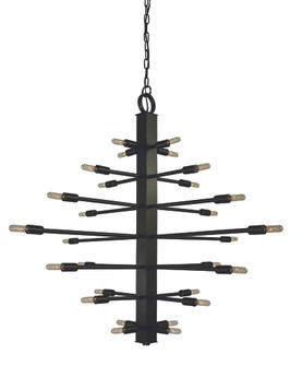 28-Light Polished Nickel Simone Chandelier (84|4409 PN)
