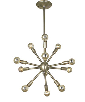 12-Light Polished Nickel Simone Chandelier (84|4393 PN)
