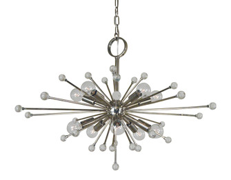 10-Light Satin Brass Supernove Chandelier (84|3085 SB)