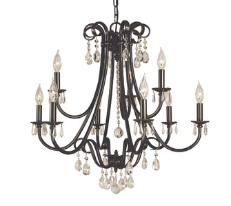 9-Light Brushed Nickel Liebestraum Dining Chandelier (84|2999 BN)