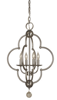 4-Light Mahogany Bronze Quatrefoil Dining Chandelier (84|1160 MB)