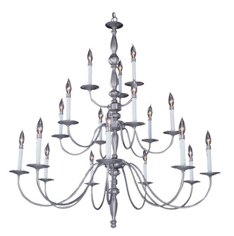 18-Light Mahogany Bronze Jamestown Foyer Chandelier (84|7918 MB)