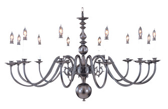 12-Light Mahogany Bronze Jamestown Foyer Chandelier (84|9142 MB)