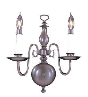 2-Light Polished Brass Jamestown Sconce (84|9122 PB)