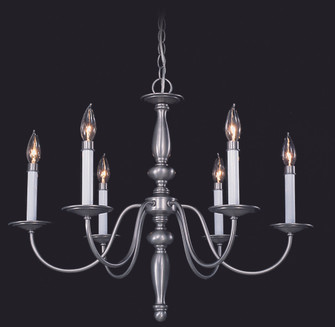 6-Light Mahogany Bronze Jamestown Dining Chandelier (84|7916 MB)